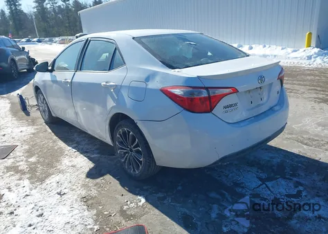 2014 Toyota Corolla S Plus из США, поврежденный, VIN 2T1BURHE0EC067194